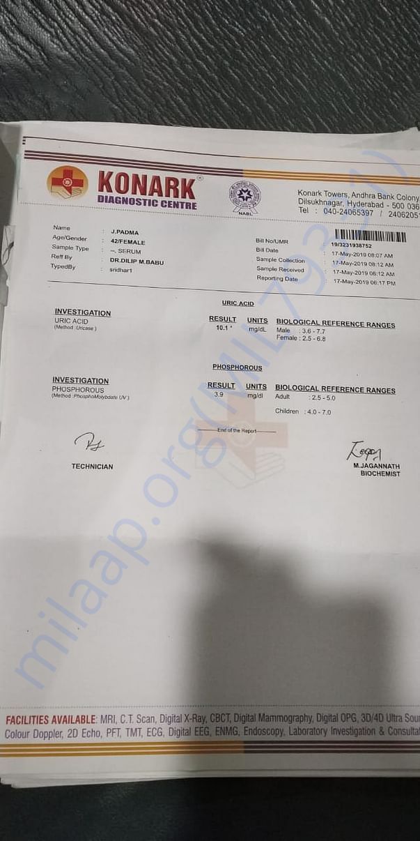 Hospital report