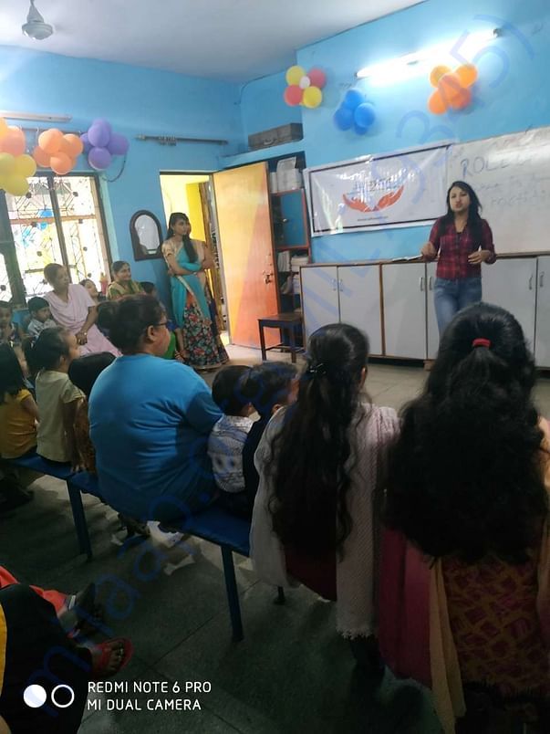 Awareness sessions conducted by Experience dietitian
