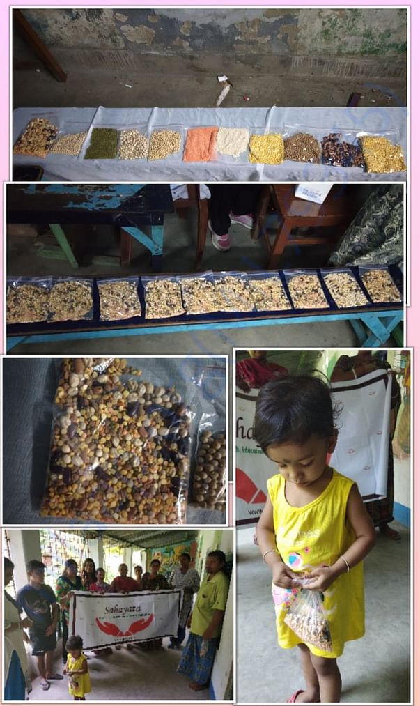 Mixed dal distribution to stopChildMalnutrition