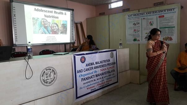 Adolescent nutrition awareness sessions