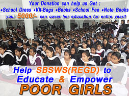 Help Us Educate Poor Girls!!