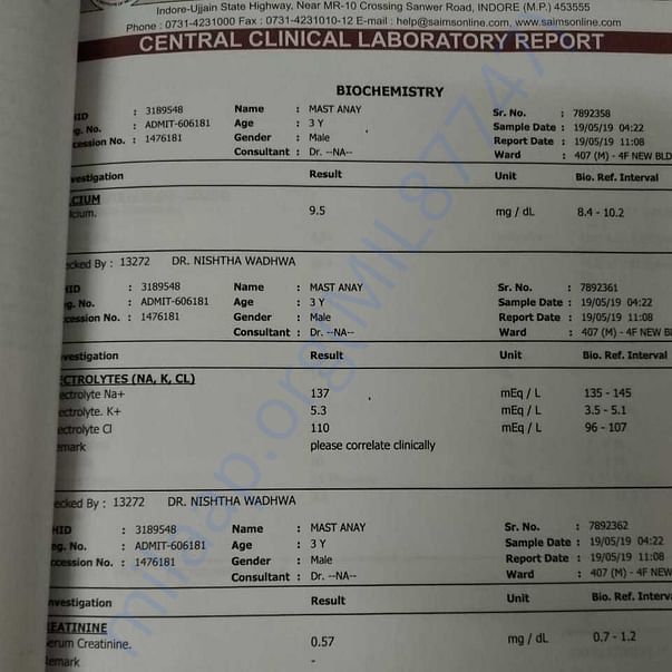 Medical Report