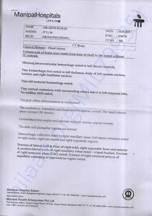Medical Report