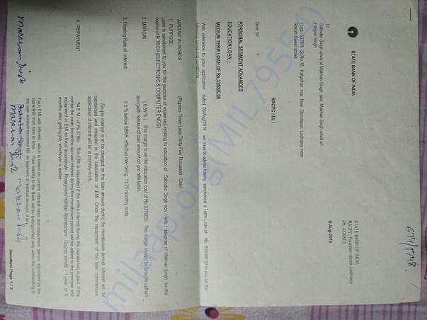 This is loan agreement