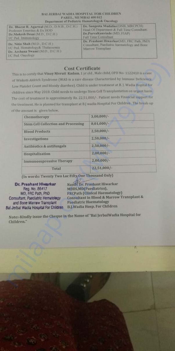 Estimation letter