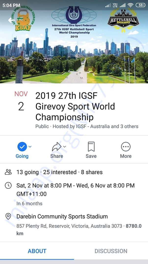Event details