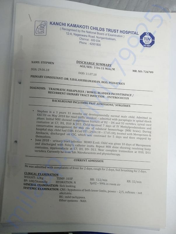 Hospital report