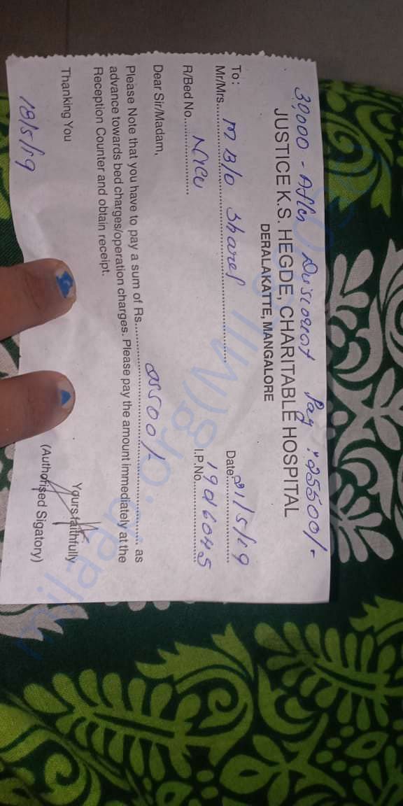 Only four days of icu charge😭😭plz don't misudrstnd