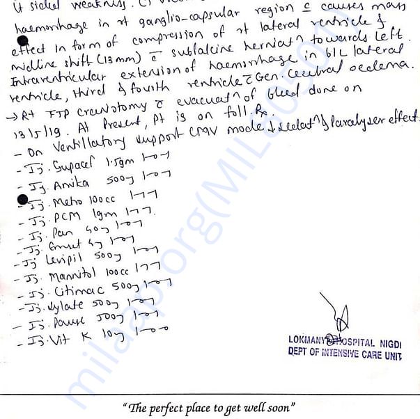 Medical Report