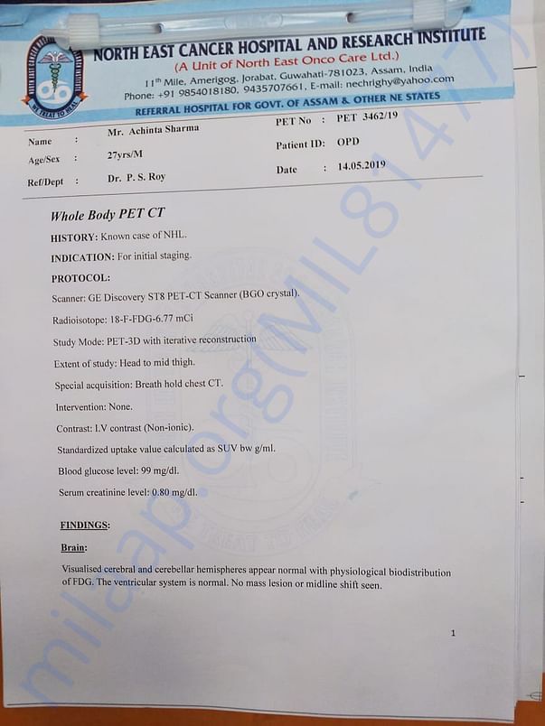 Medical report
