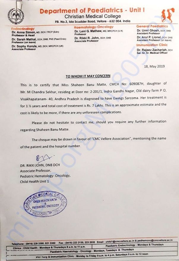 Estimation Letter