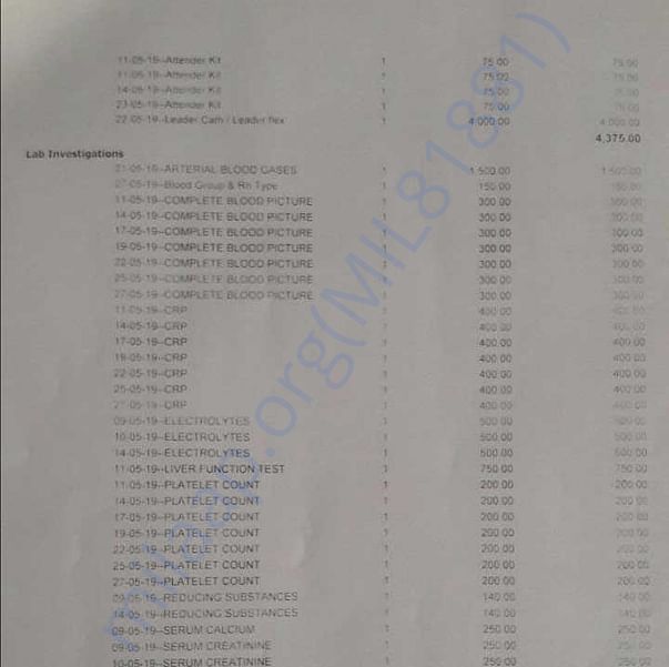 Medical Bill
