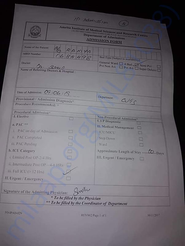 Hospital Document