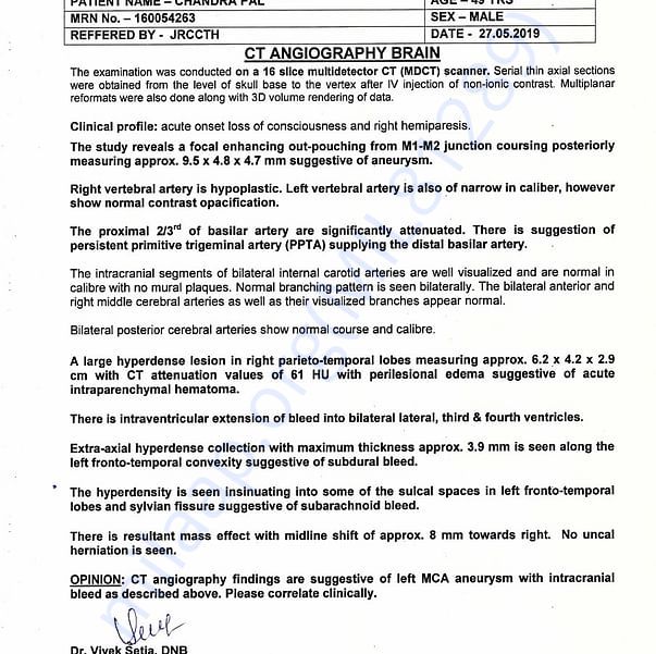 Medical Report