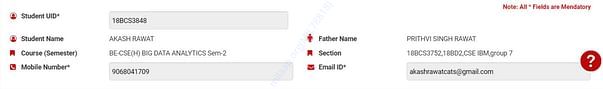 Student Details.