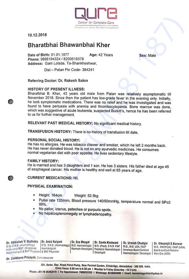 Diagnosis Report