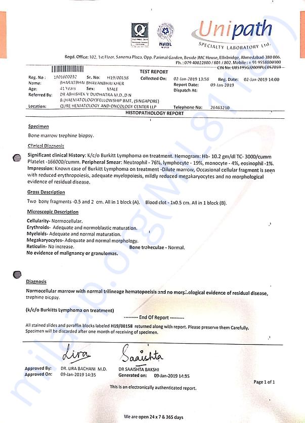 Histopathology Report