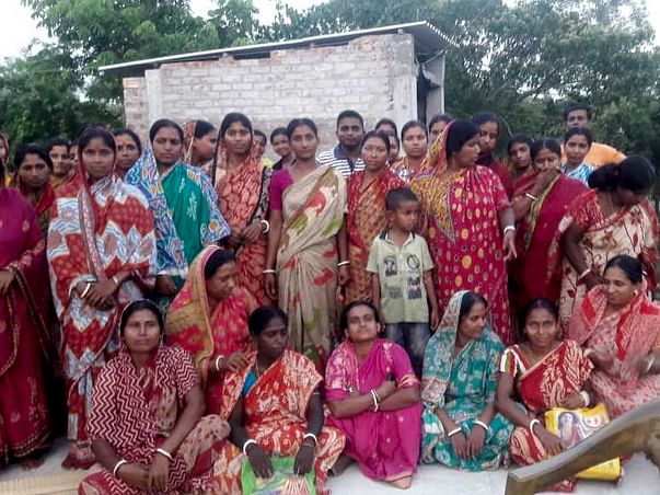 Sewing Machine for Tiger Victim Widows Women of proper Sundarban