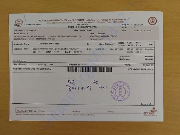 Abla - Treatment Bills