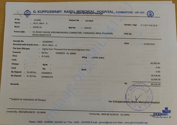 Abla - Treatment details