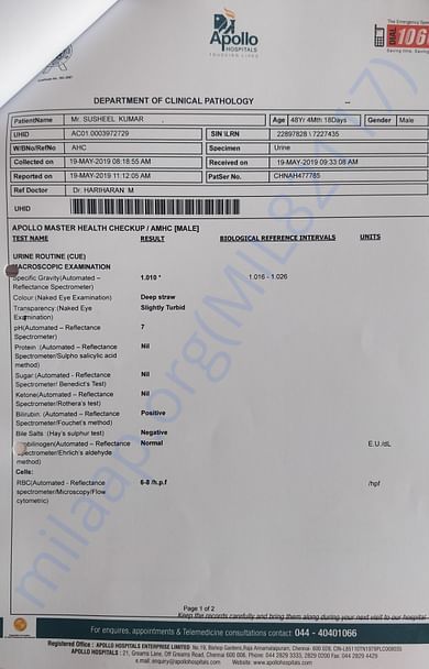 Apollo Hospitals, Chennai reports