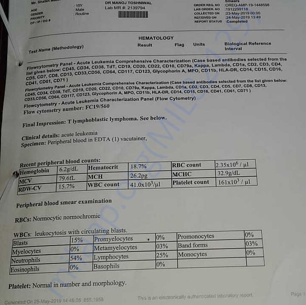 Medical Report