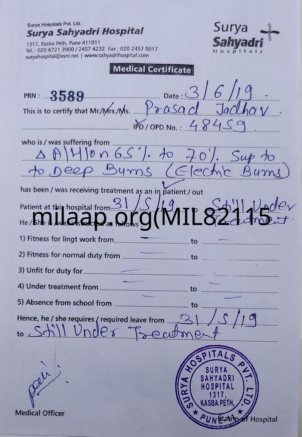 Help Prasad To Fight Against Accident Milaap help-prasad-to-fight-against-accident-milaap