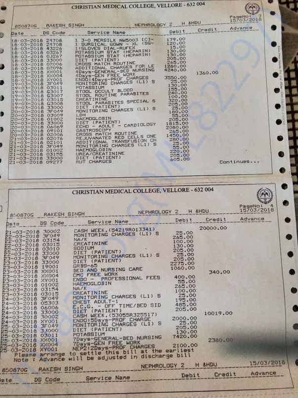 Report and bill