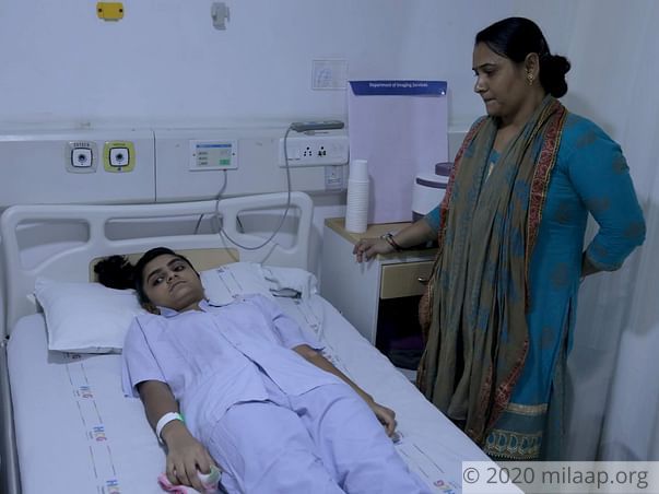 Ujala Karsanbhai Gohel needs your help to undergo her treatment