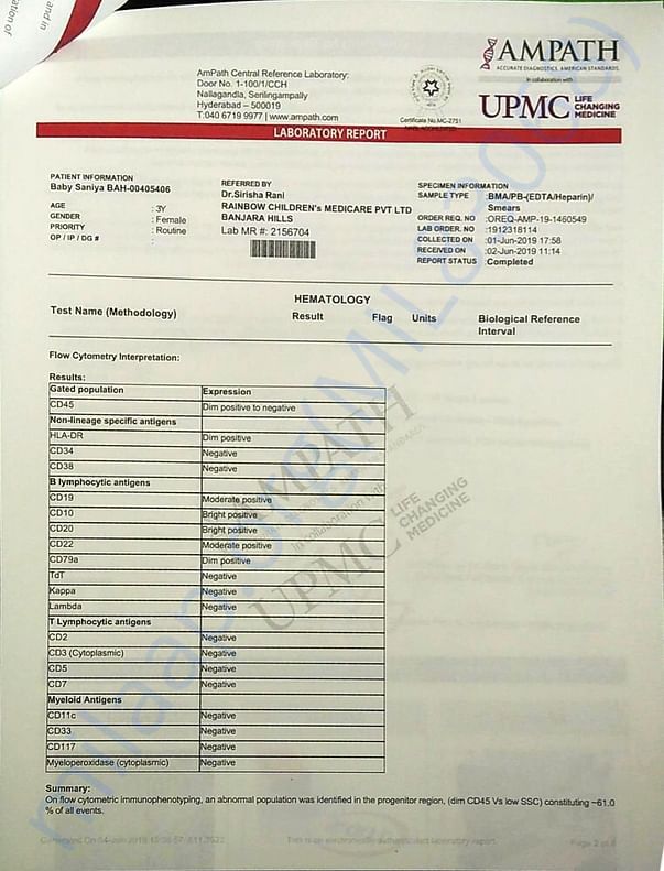 Medical report 2