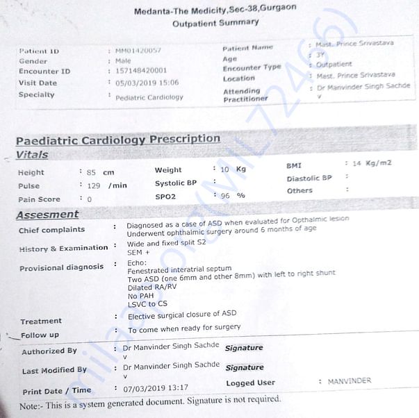 Medical Report