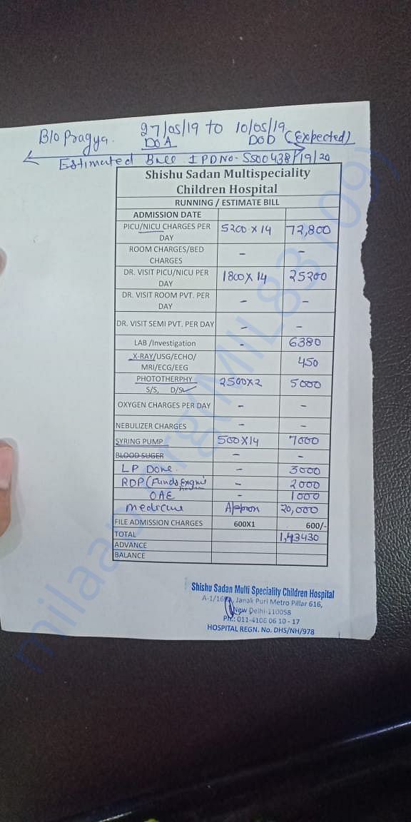 Estimation letter