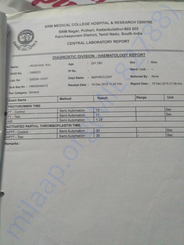 Medical report