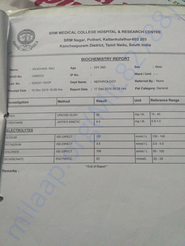 Medical report