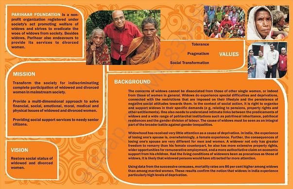 Parihaar Foundation Leaflet page no. 1