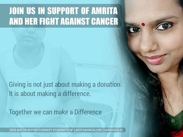 Help Amrita Fight Cancer