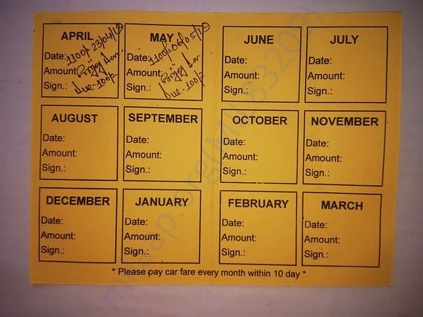 School Bus Service Fees 2