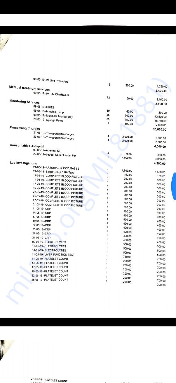 Medical bill 4