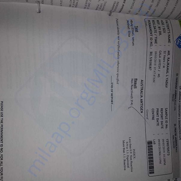 Medical Report
