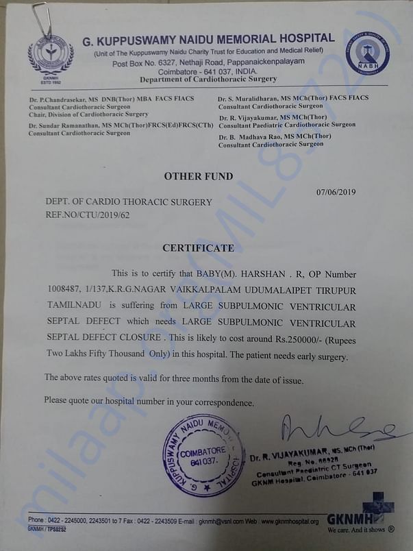 Surgery document uploaded