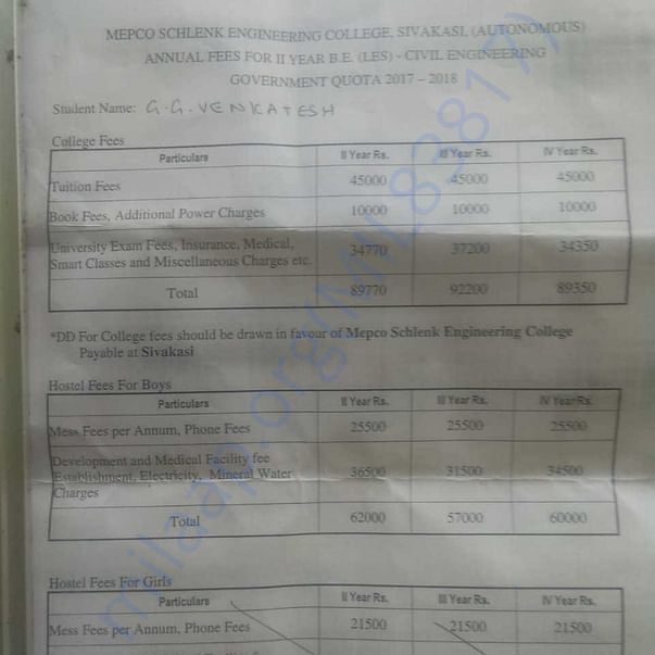 Estimation Letter