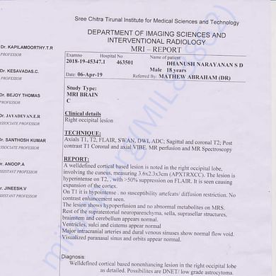 Medical Report