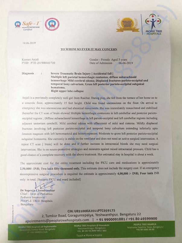 Estimation letter