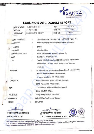 Medical Report