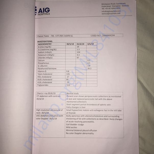 Medical Report