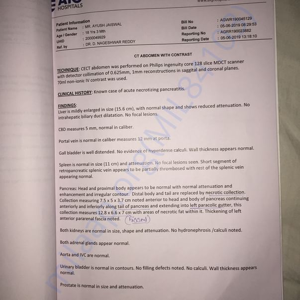 Medical Report