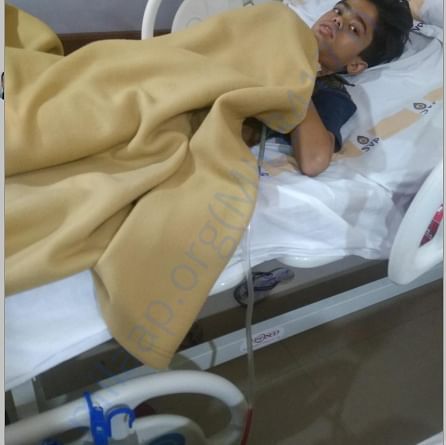 Tushar in hospital