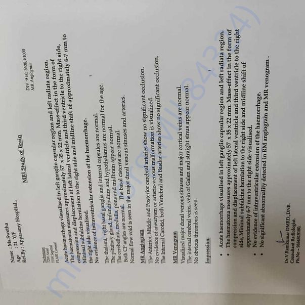 Medical Report