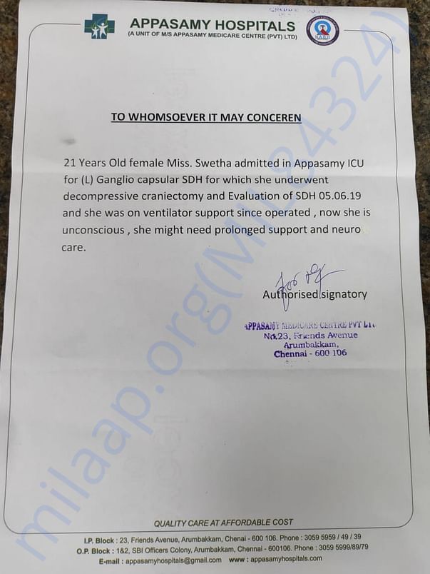 Medical report