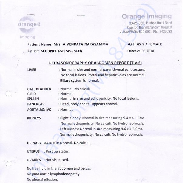 Medical Report
